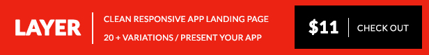 app landing page