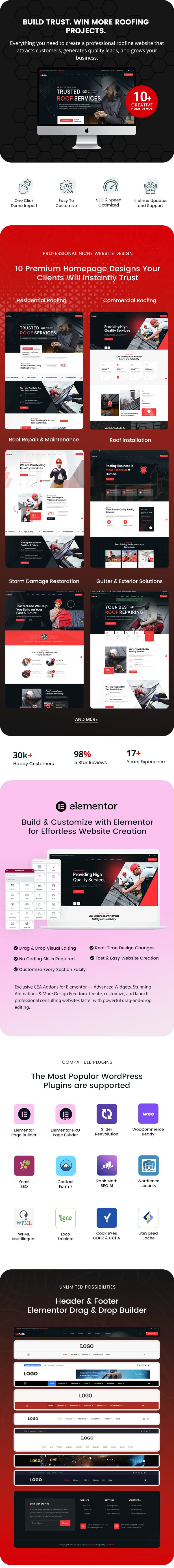 Beruco - Roofing Services WordPress Theme