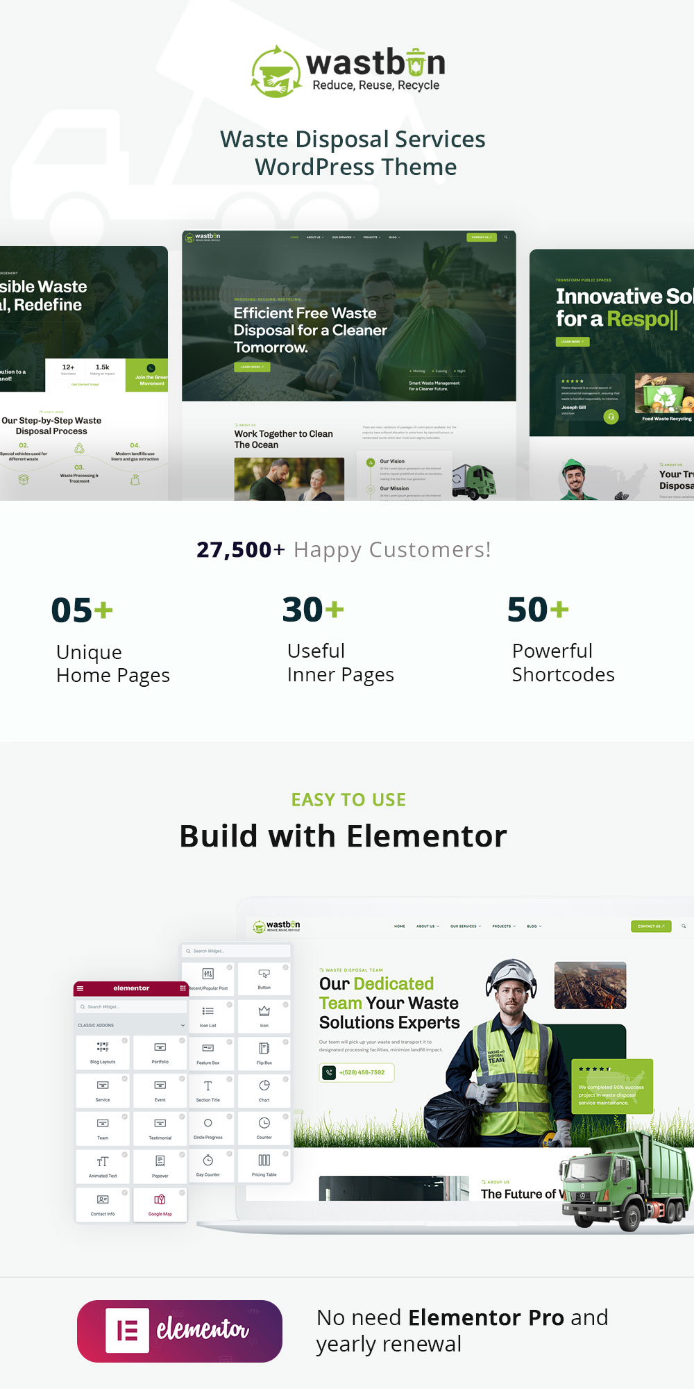 Waste Disposal Services WordPress Theme