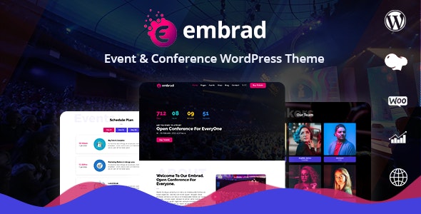 Embrad – Event & Conference WordPress Theme