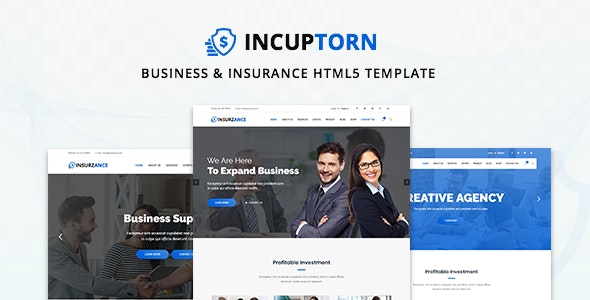 Incuptorn – Business & Insurance HTML5 Template