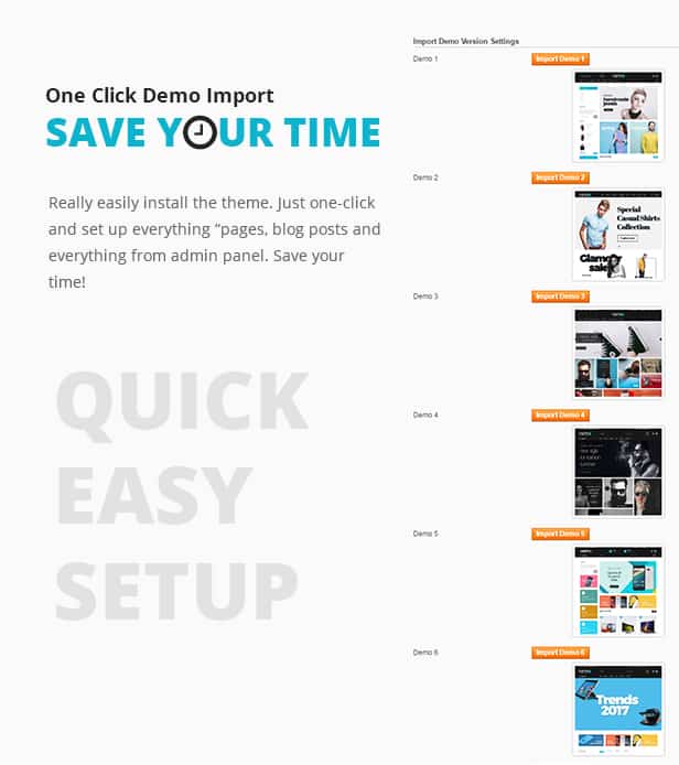 Demo image for Magento Theme