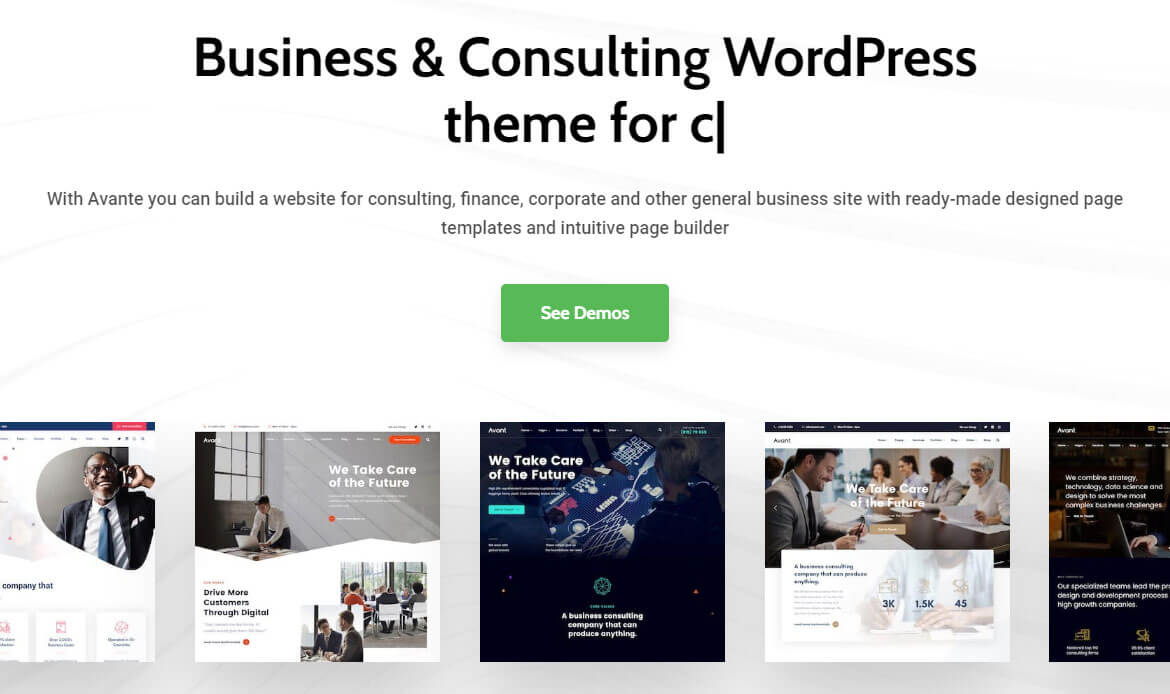 Avante Consulting WordPress Theme