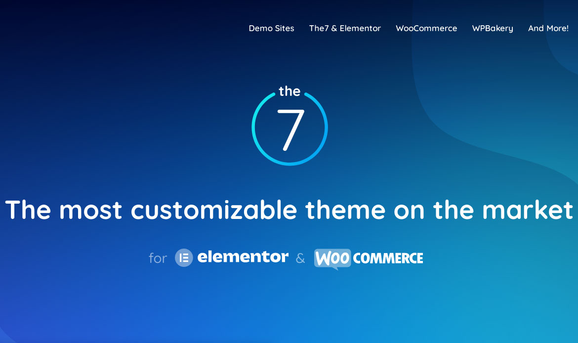 The7 Startup Website Theme