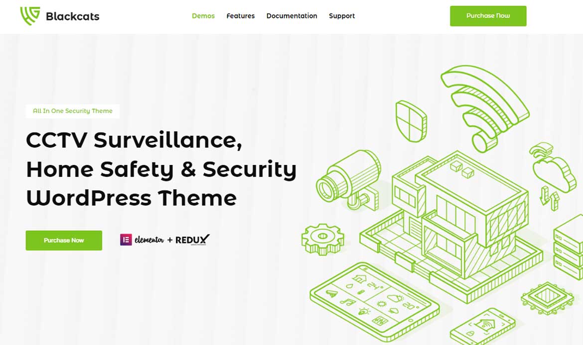 Cyber Security Theme for website