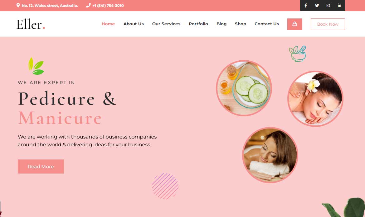Small Business Website Theme