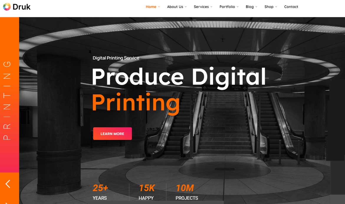 Druk Small Business WordPress Theme
