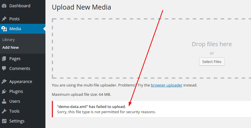 What causes WordPress HTTP Error?