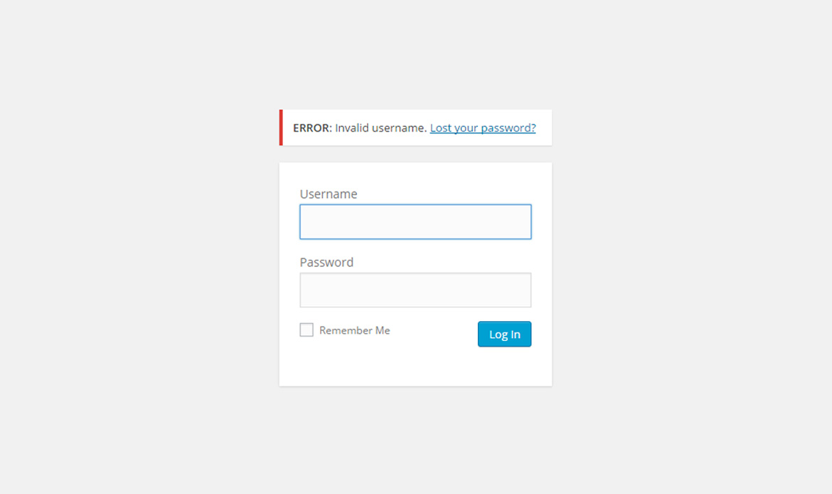 WordPress Login Issues