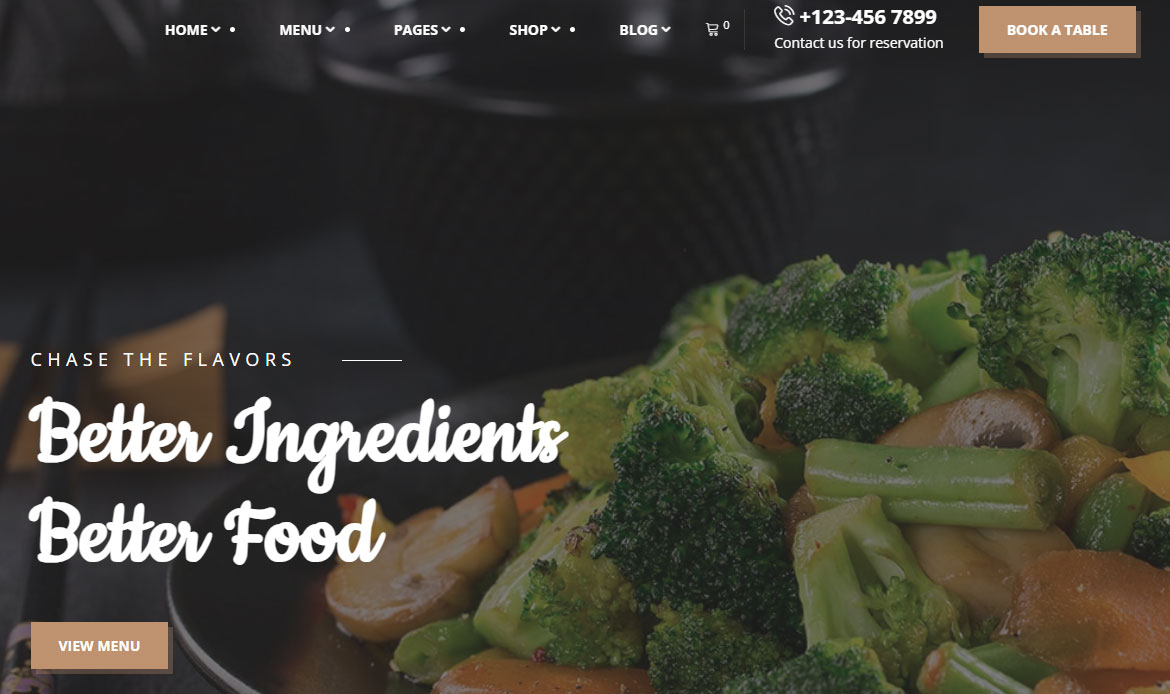 Restaurant WordPress Theme