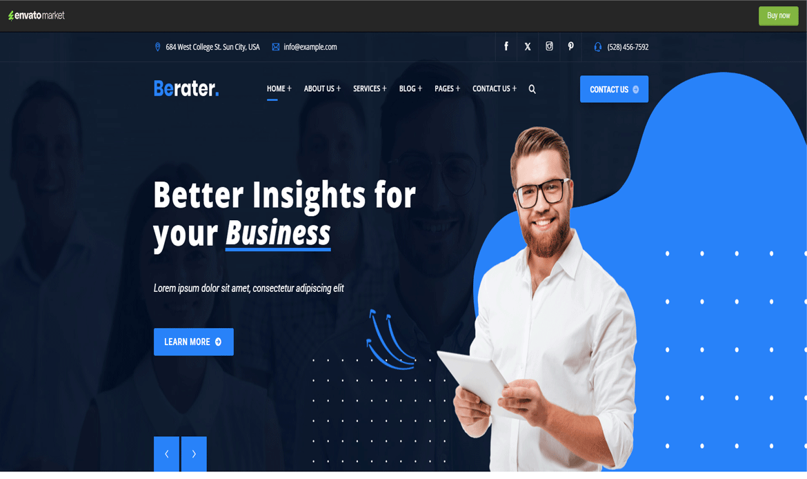 Miion Multipurpose Website Template