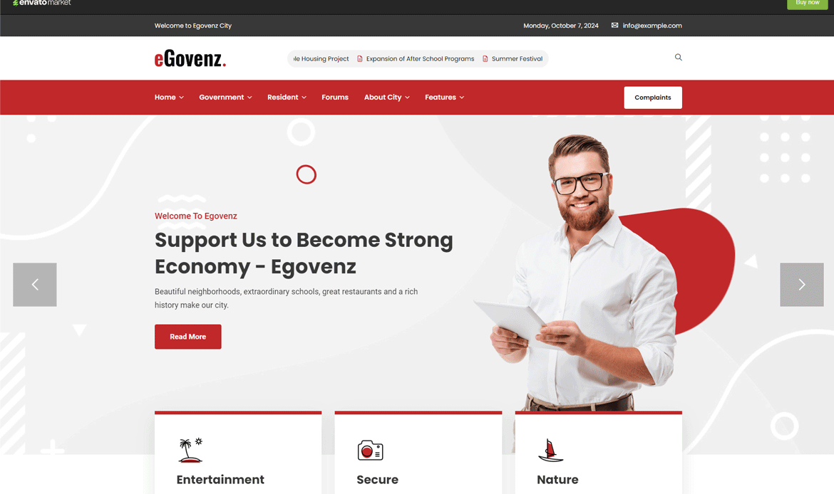 egovenz WordPress Themes