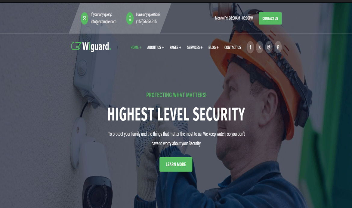 Wiguard Website Theme