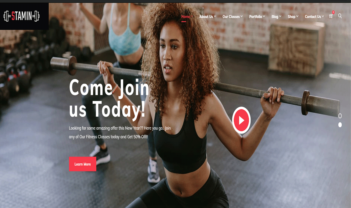 Stamin wordpress