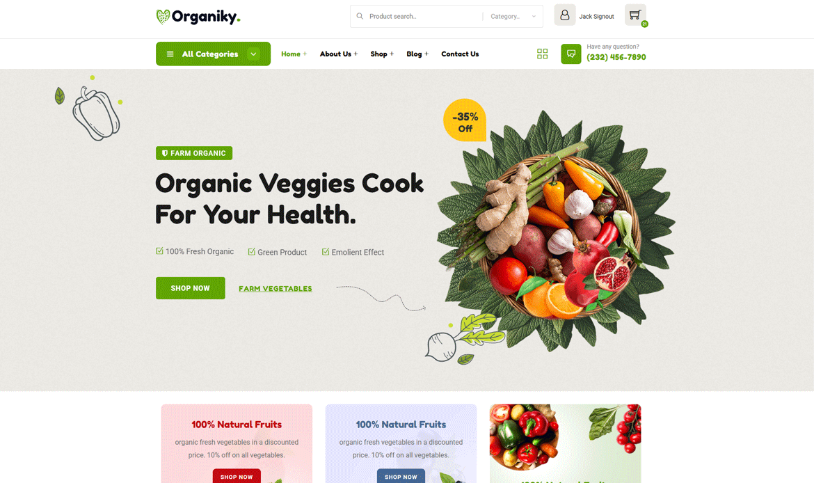Organiky Best WooCommerce Themes