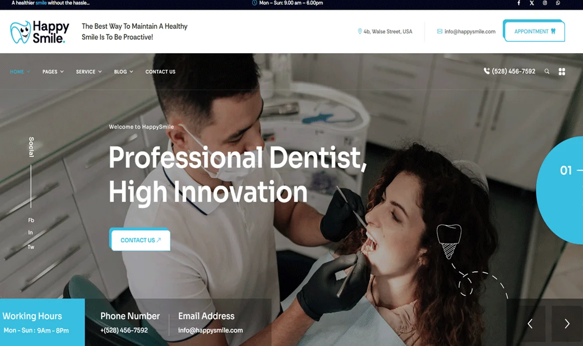 Upbeat WordPress Template