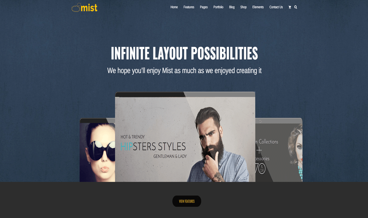 Mist – Multi-Concept Marketing WordPress Theme