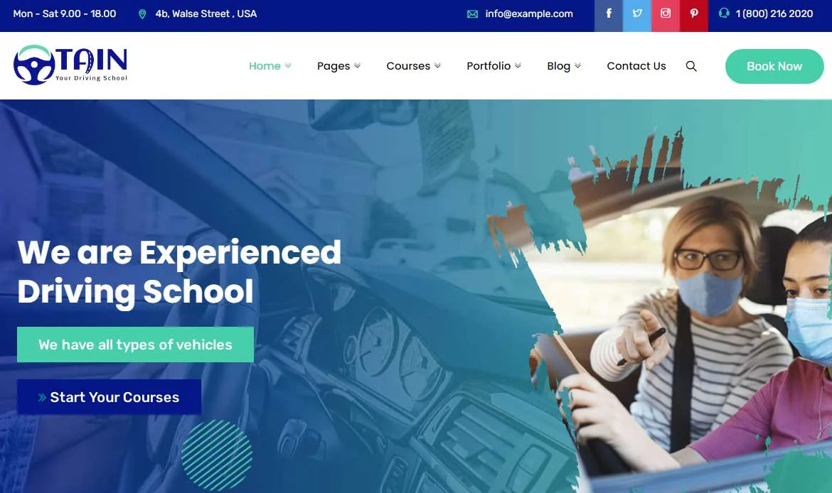 Simple Installation WordPress Theme