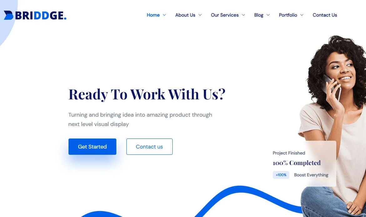 Corporate Minimalist WordPress Theme