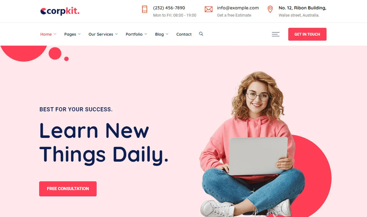 Trendy Consulting Theme