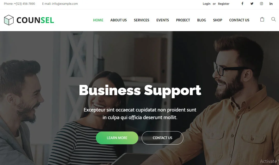 Modern Digital Marketing Agency WordPress Thems