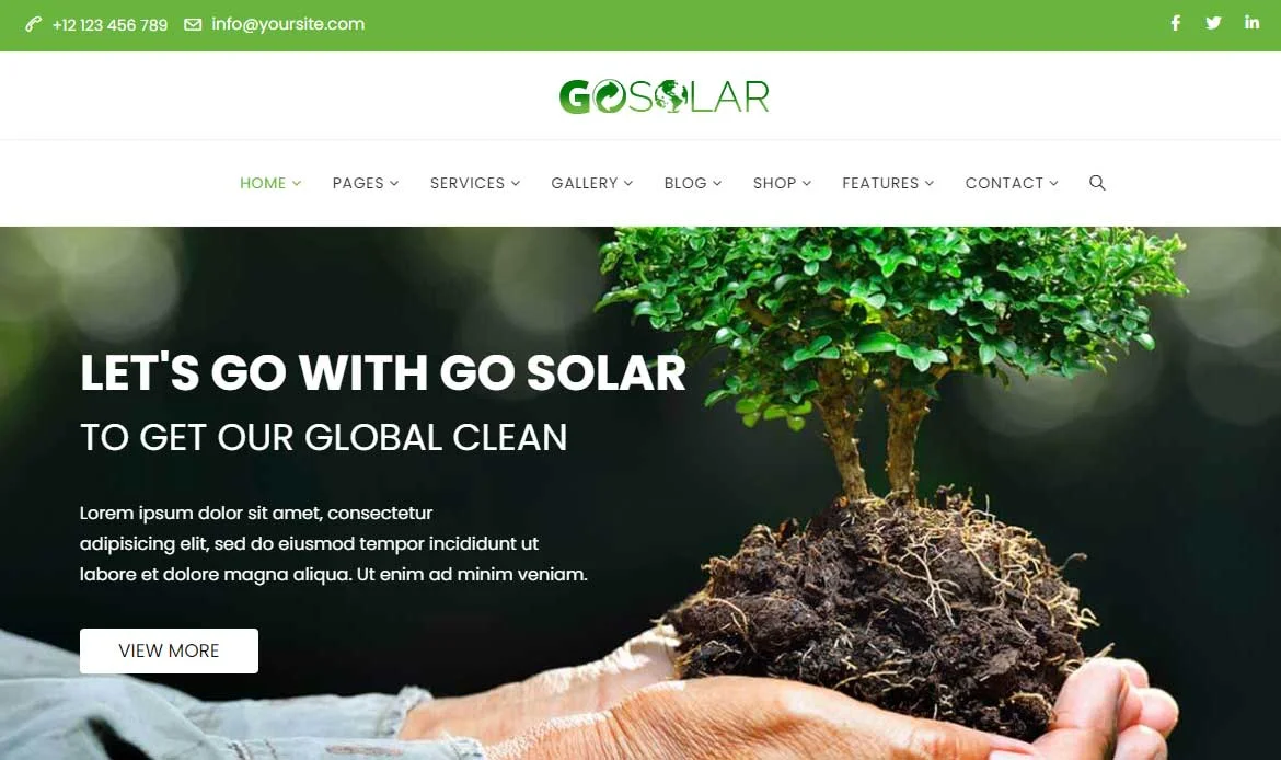 Website Beautiful Theme