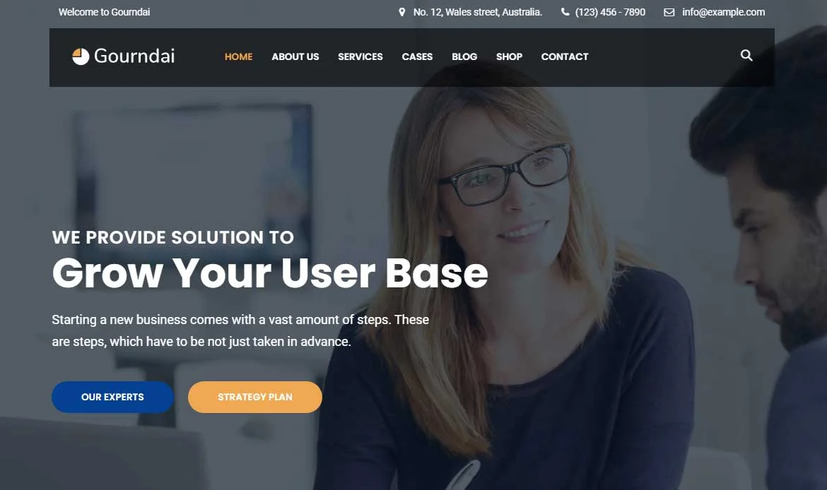 Trendy Insurance Website theme