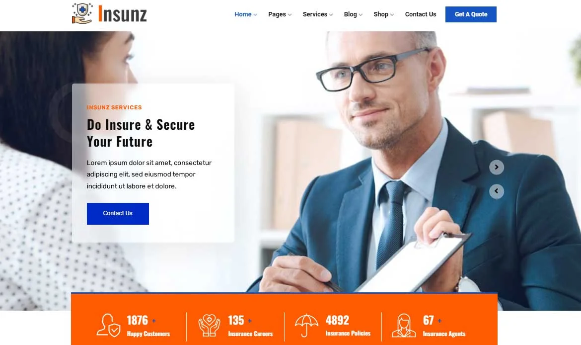 High Quality Finance Website Theme