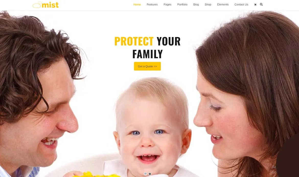 Insurance Website Template