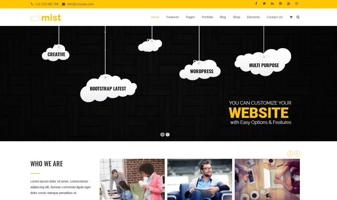 Top Minimalist Website Theme