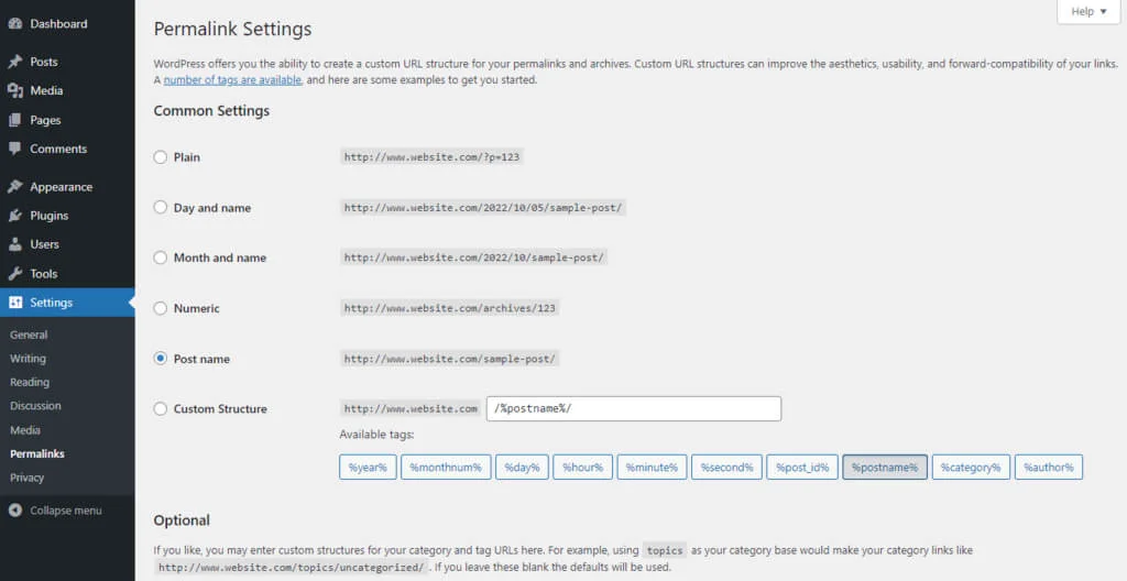 Identify the Type of Permalink Error