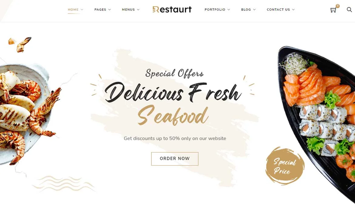 Responsive Restaurant Theme