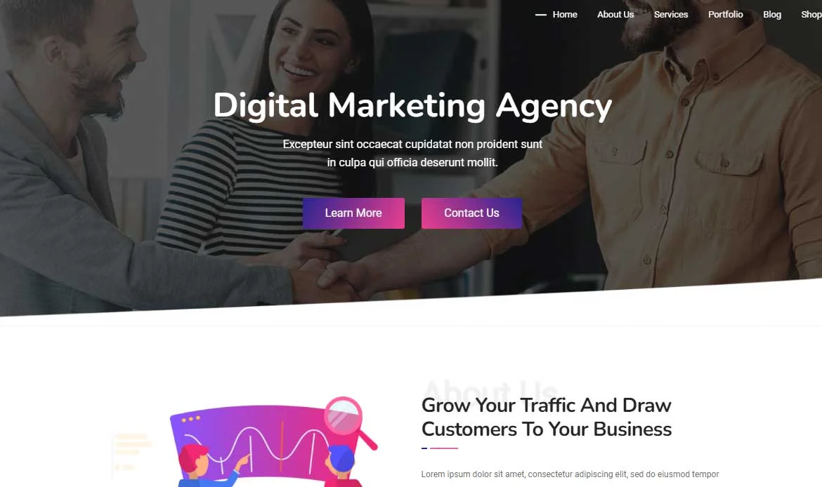 Seoaal Digital Agency WordPress Theme