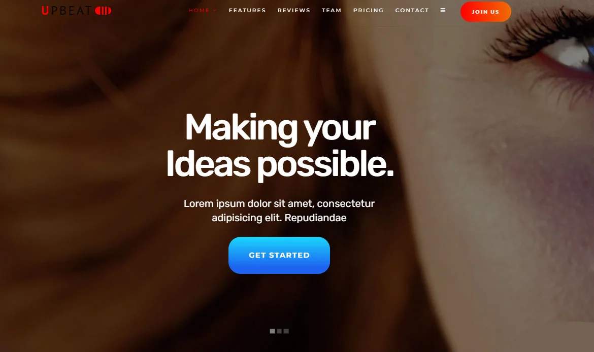 Upbeat WordPress Template