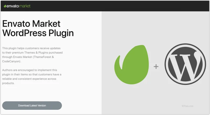 Envato Market plugin upgrade WordPress themes