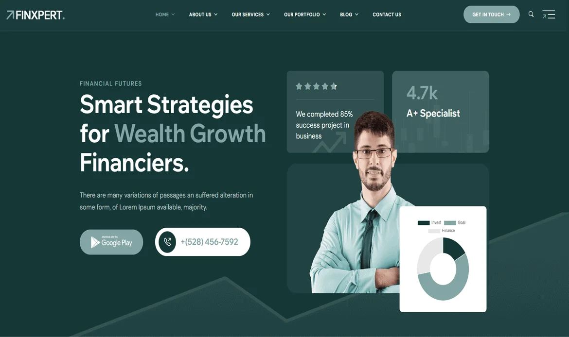 Finance & Digital Marketing Website