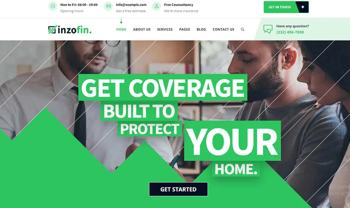 Inzofin eCommerce Theme