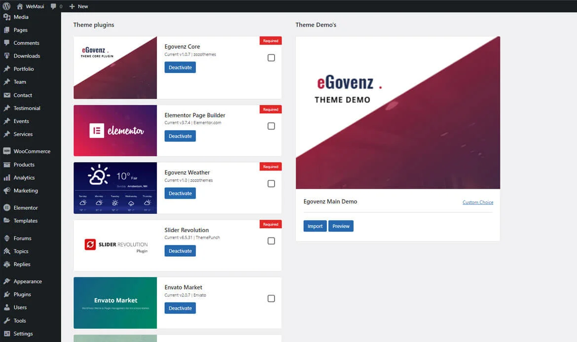 plugin install upgrade WordPress themes