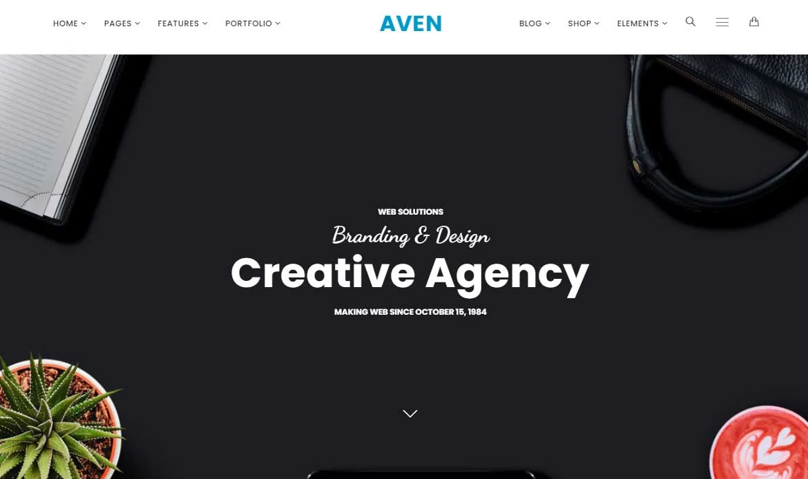 Aven multipurpose Digital Marketing Agency WordPress Theme