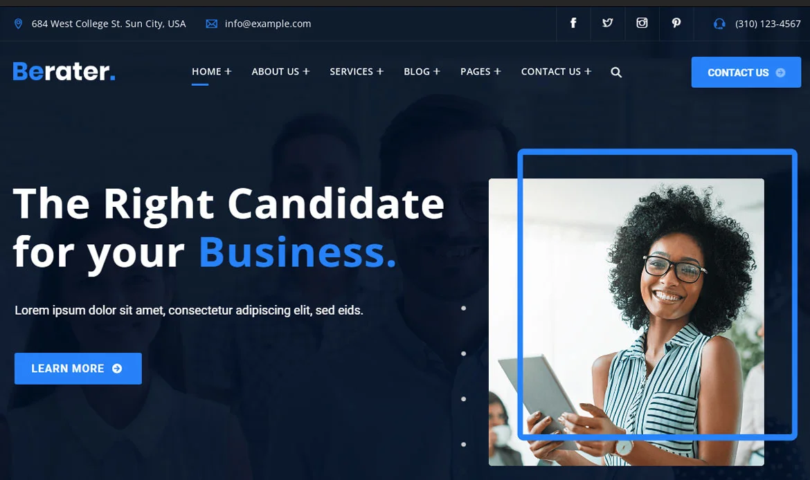 Berater IT Company Template