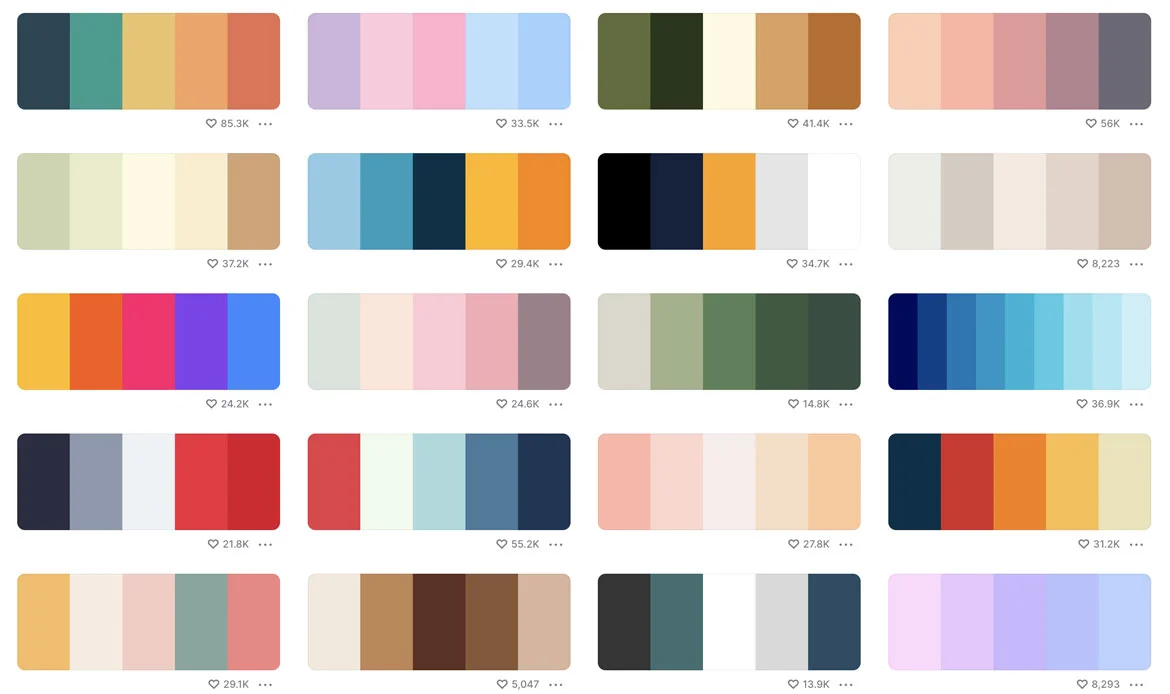 Color Platte Element