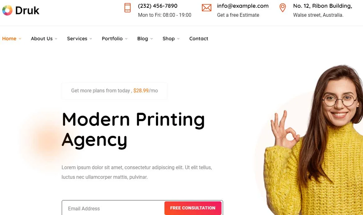 Creative WooCommerce WordPress Theme