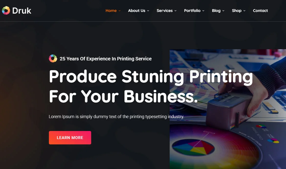 Druk WordPress Responsive Theme