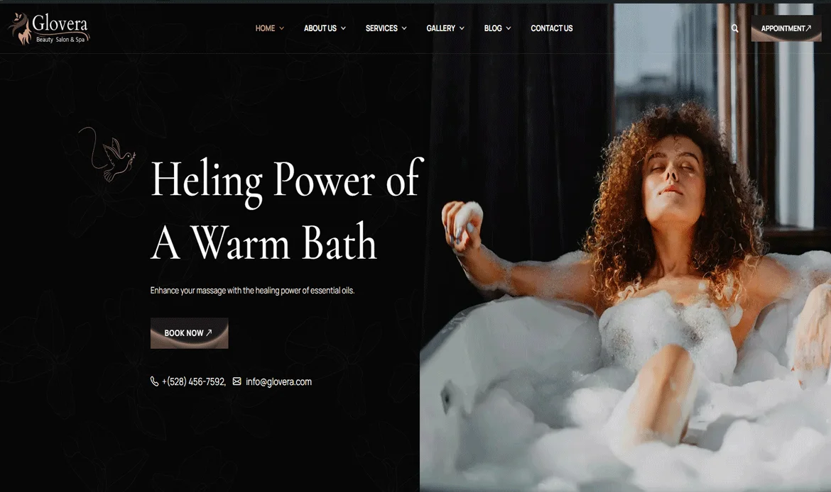 Salon Website Theme