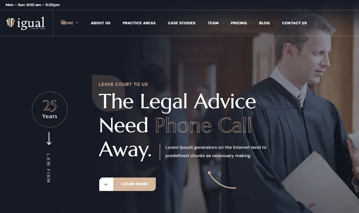 Colorful Law Theme