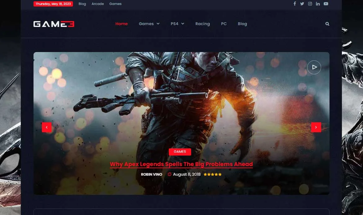 Independent Magazine Theme