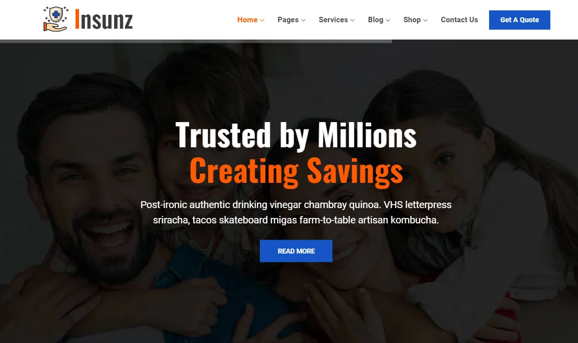 Insunz IT Company Website Theme