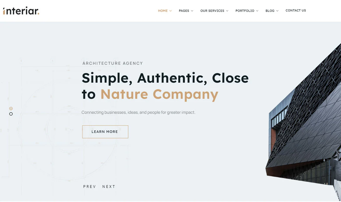 Modern Small Business Website Template