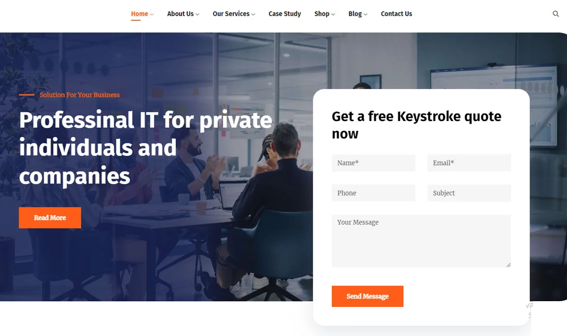 SaaS WordPress Theme for Website