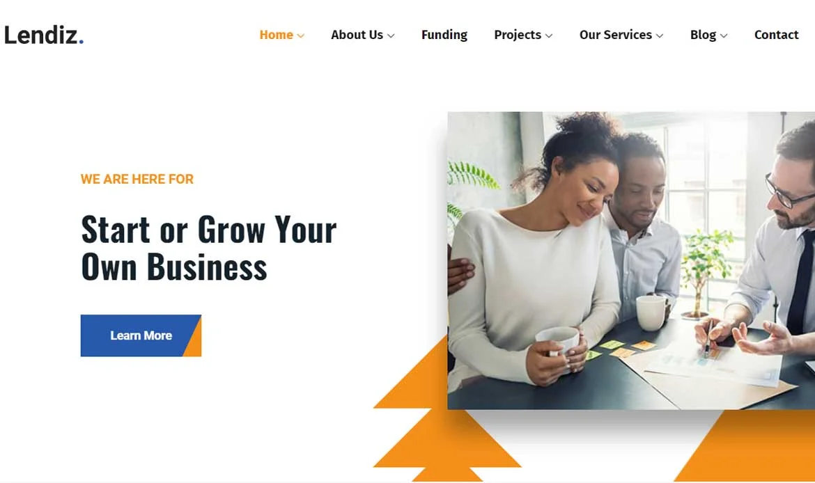 Trendy Startup Business Template